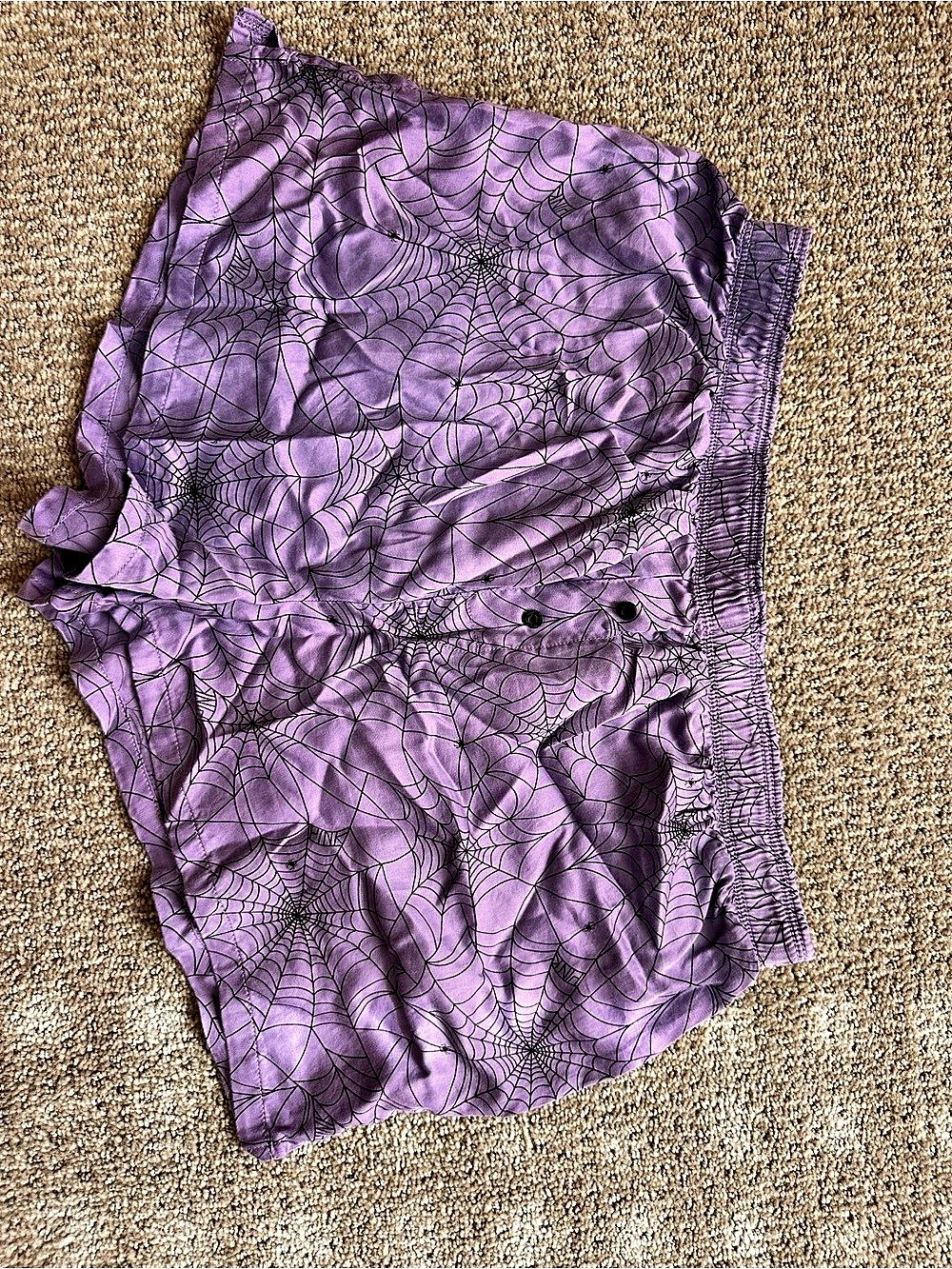 Victoria'Small Secret PINK Purple Spiderweb Shorts